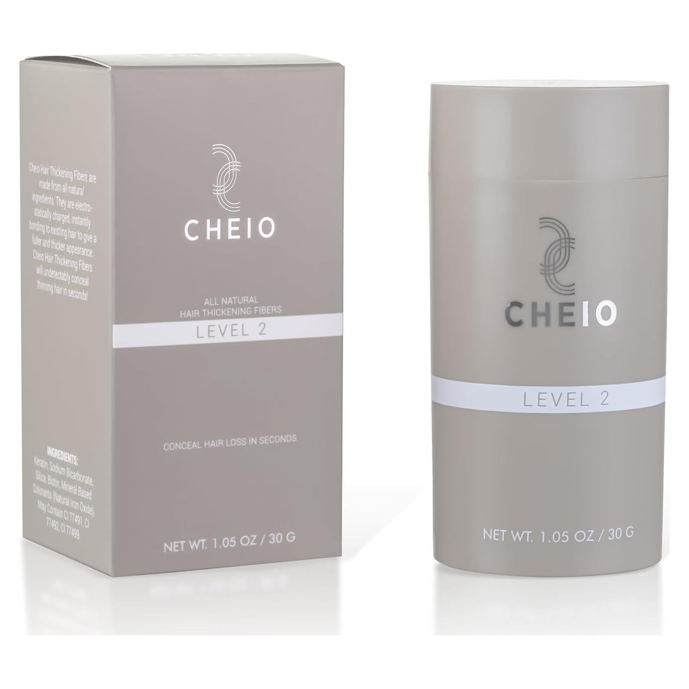 Fibras para Engrosar el Cabello Cheio 30g Negro - Solución Rápida