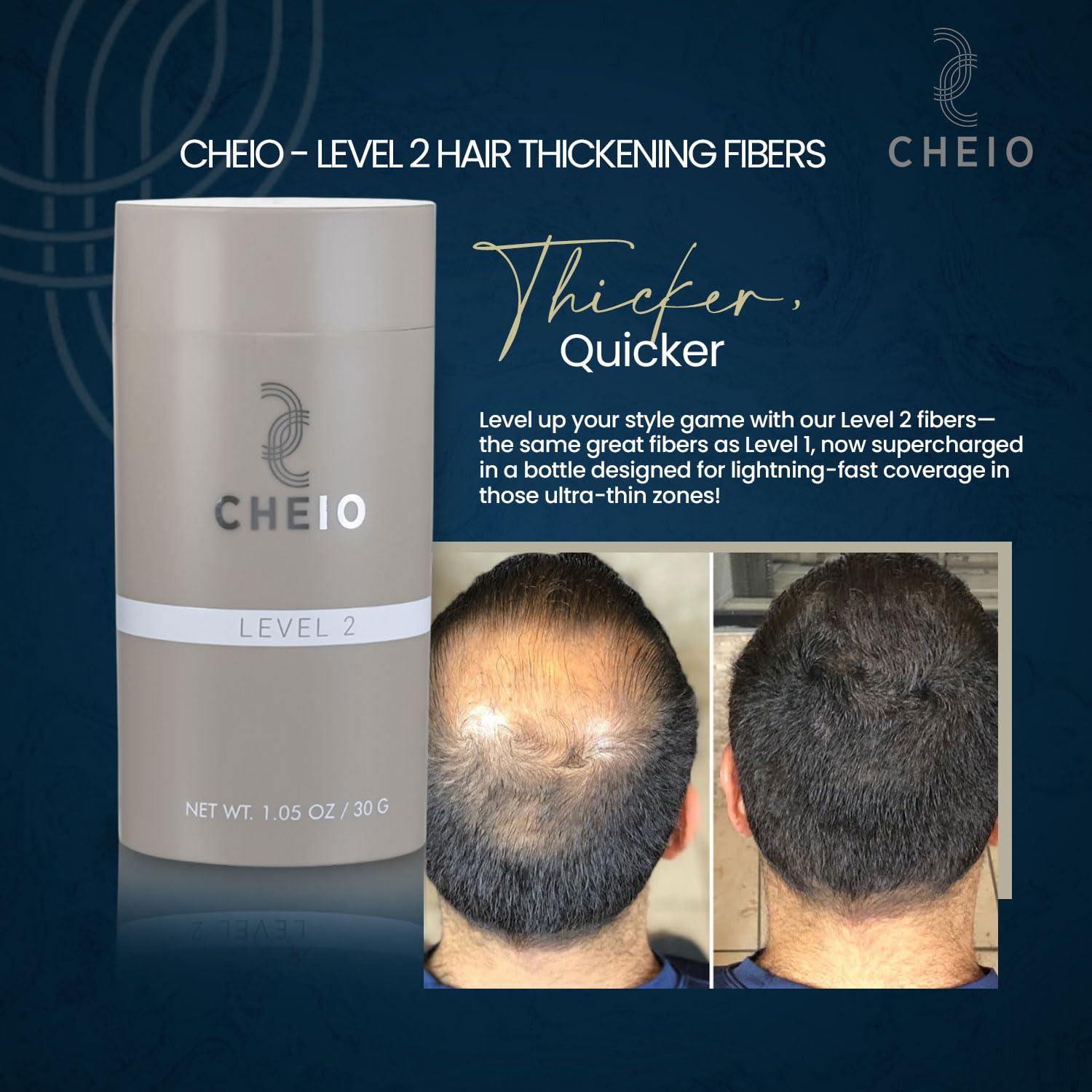 Fibras para Engrosar el Cabello Cheio 30g Negro - Solución Rápida