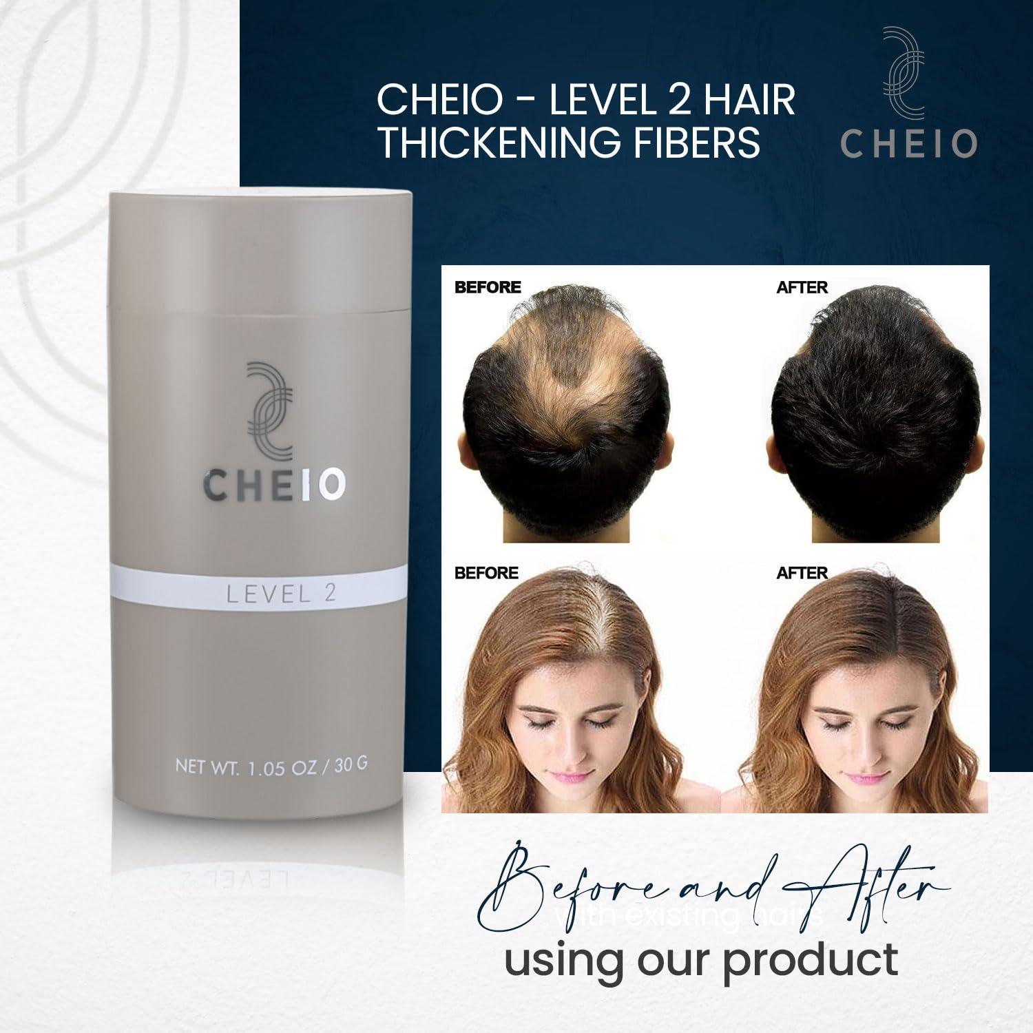 Fibras para Engrosar el Cabello Cheio 30g Negro - Solución Rápida