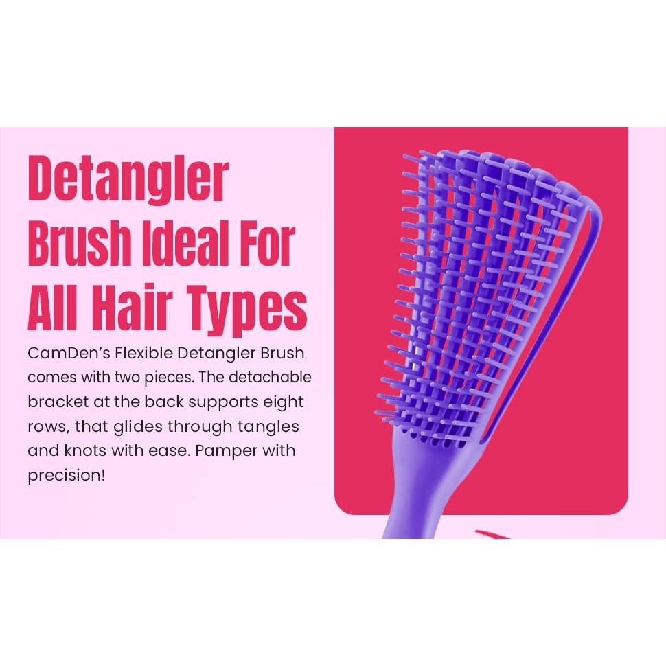 Cepillo Desenredante GTC Premium Negro para Todo Cabello