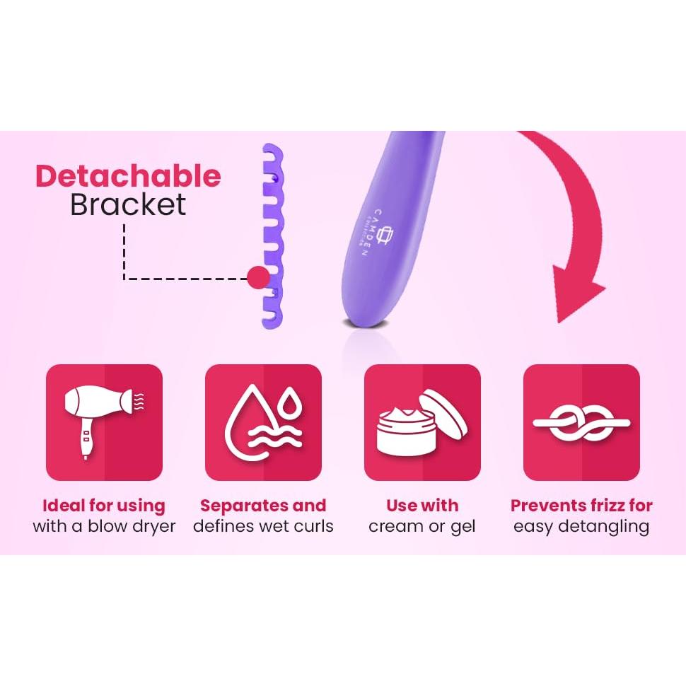 Cepillo Desenredante GTC Premium Negro para Todo Cabello