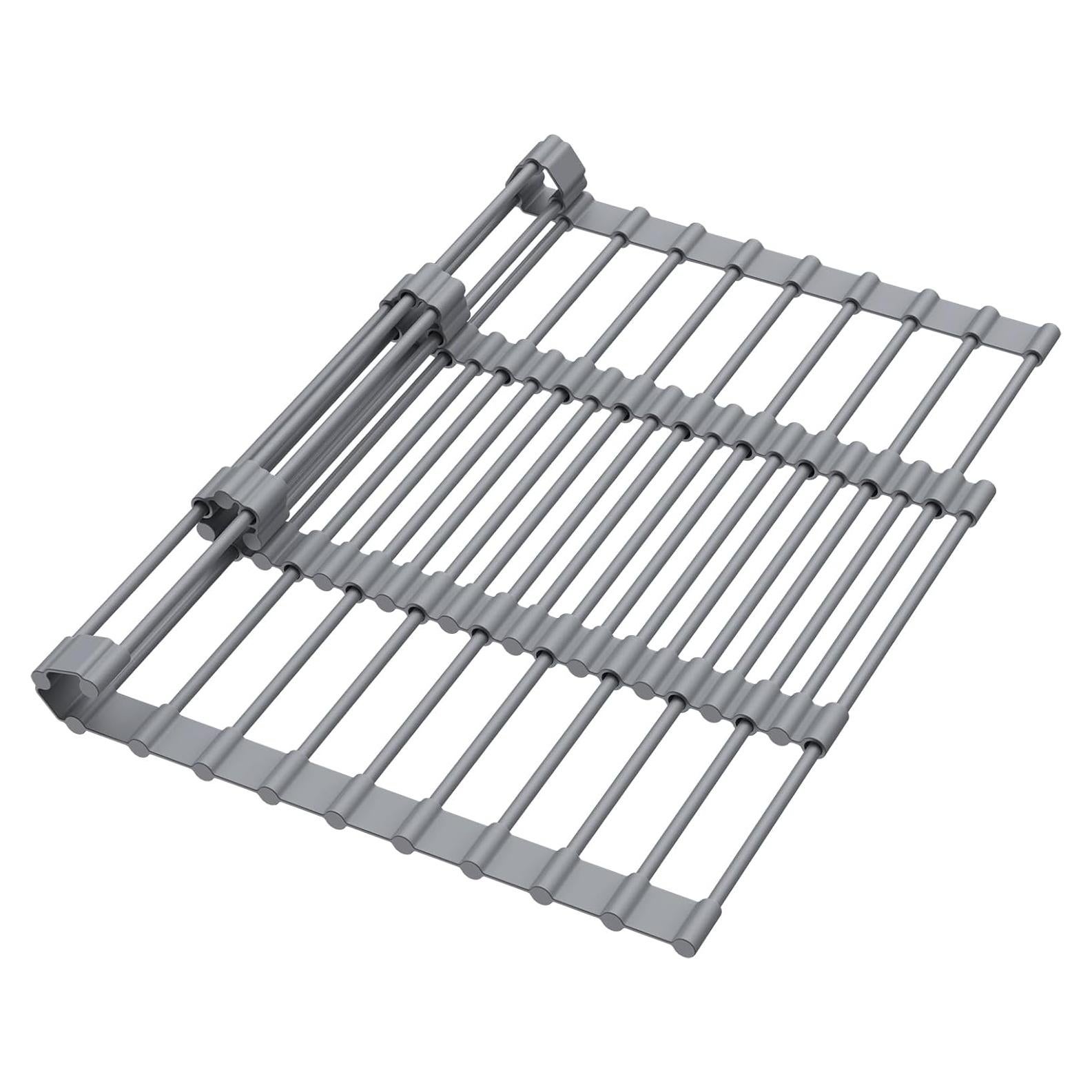 Escurridor de Platos Plegable Avakvek Gris 33.4-57 cm Silicona