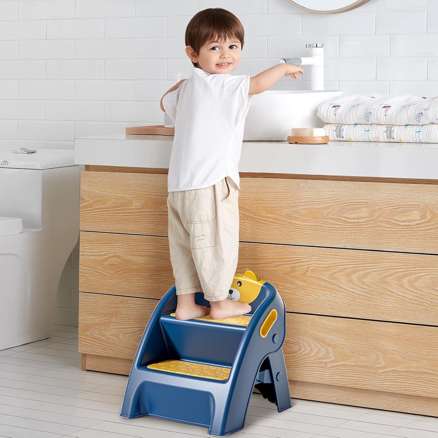 Escalera Plegable Antideslizante Tavlshero YT-8868 para Niños