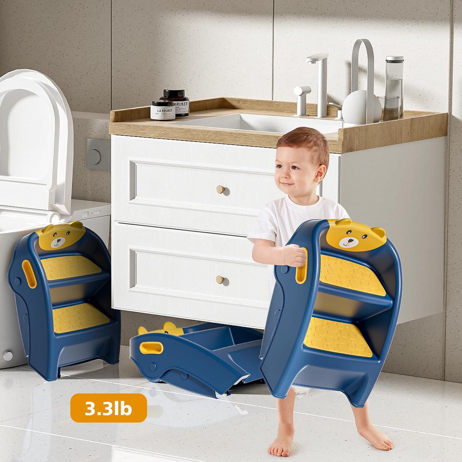 Escalera Plegable Antideslizante Tavlshero YT-8868 para Niños