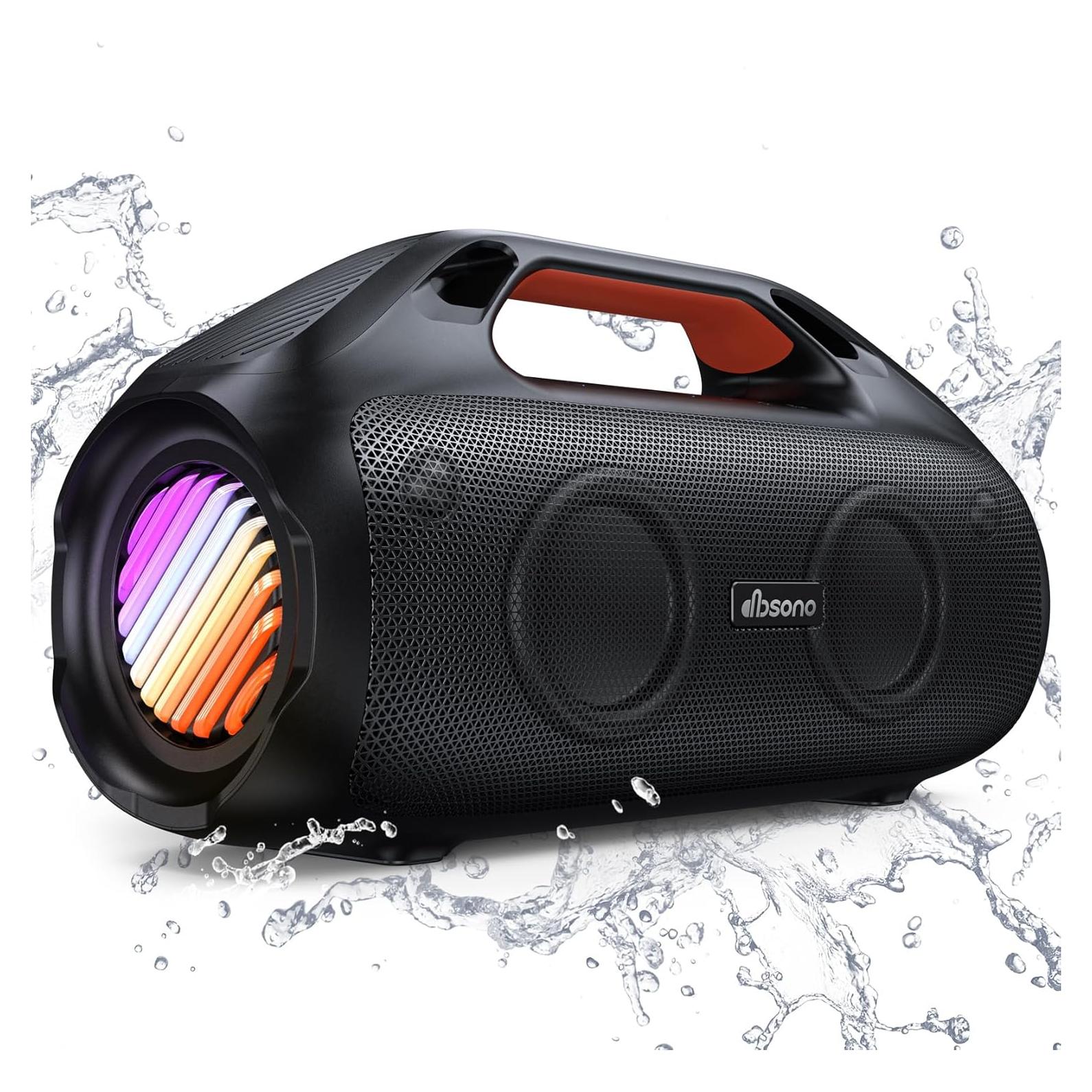 Altavoz Bluetooth 100W dbsono F29MAX Impermeable IPX7 Negro