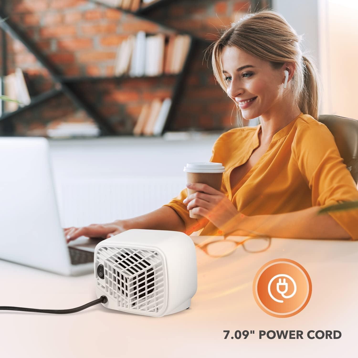 Calentador Eléctrico Portátil BLAUX Blast 450W Cerámico