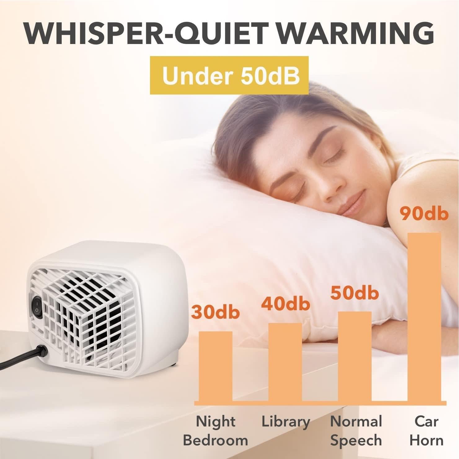 Calentador Eléctrico Portátil BLAUX Blast 450W Cerámico