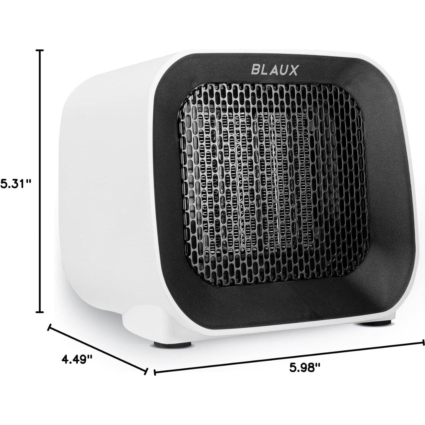 Calentador Eléctrico Portátil BLAUX Blast 450W Cerámico