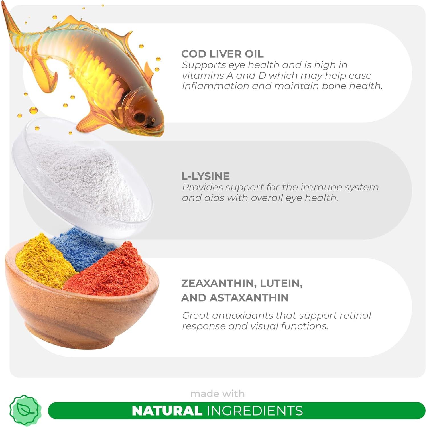 Suplemento Ocular para Perros Coco y Luna - 90 Masticables