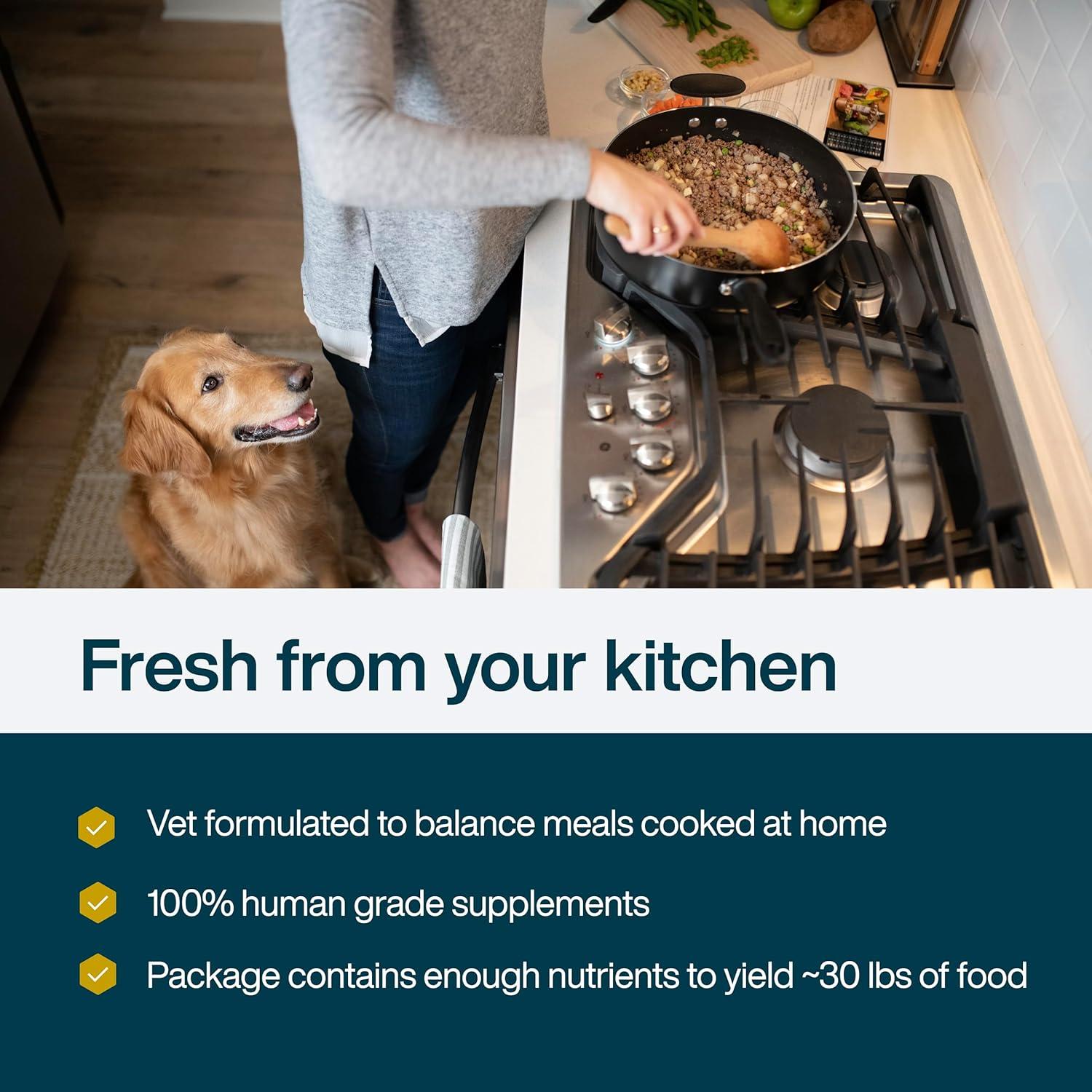 Mezcla de Nutrientes DIY JustFoodForDogs Carne de Res 129g