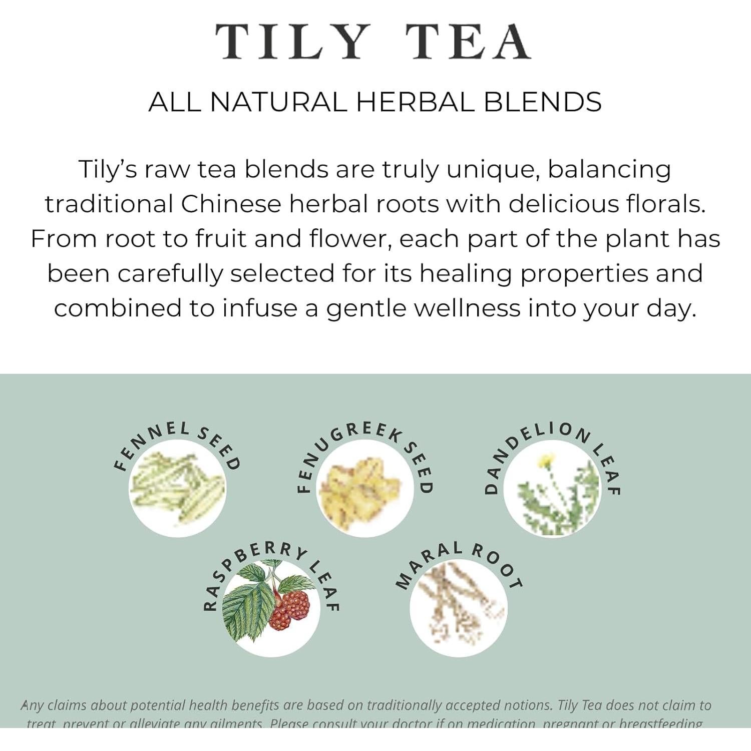 Té Herbal Postnatal Tily para Mamás Lactantes - 10 Bolsitas