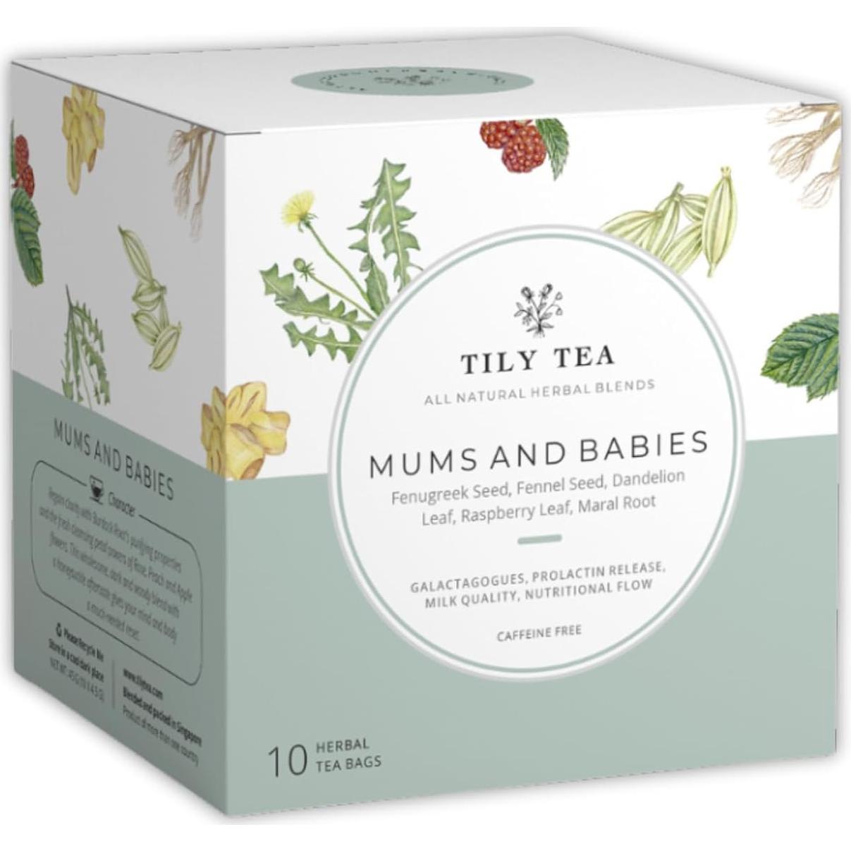 Té Herbal Postnatal Tily para Mamás Lactantes - 10 Bolsitas