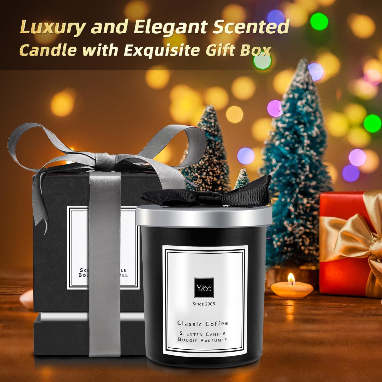 Vela Aromática de Cera de Soya Yzoo 396g - Café Clásico