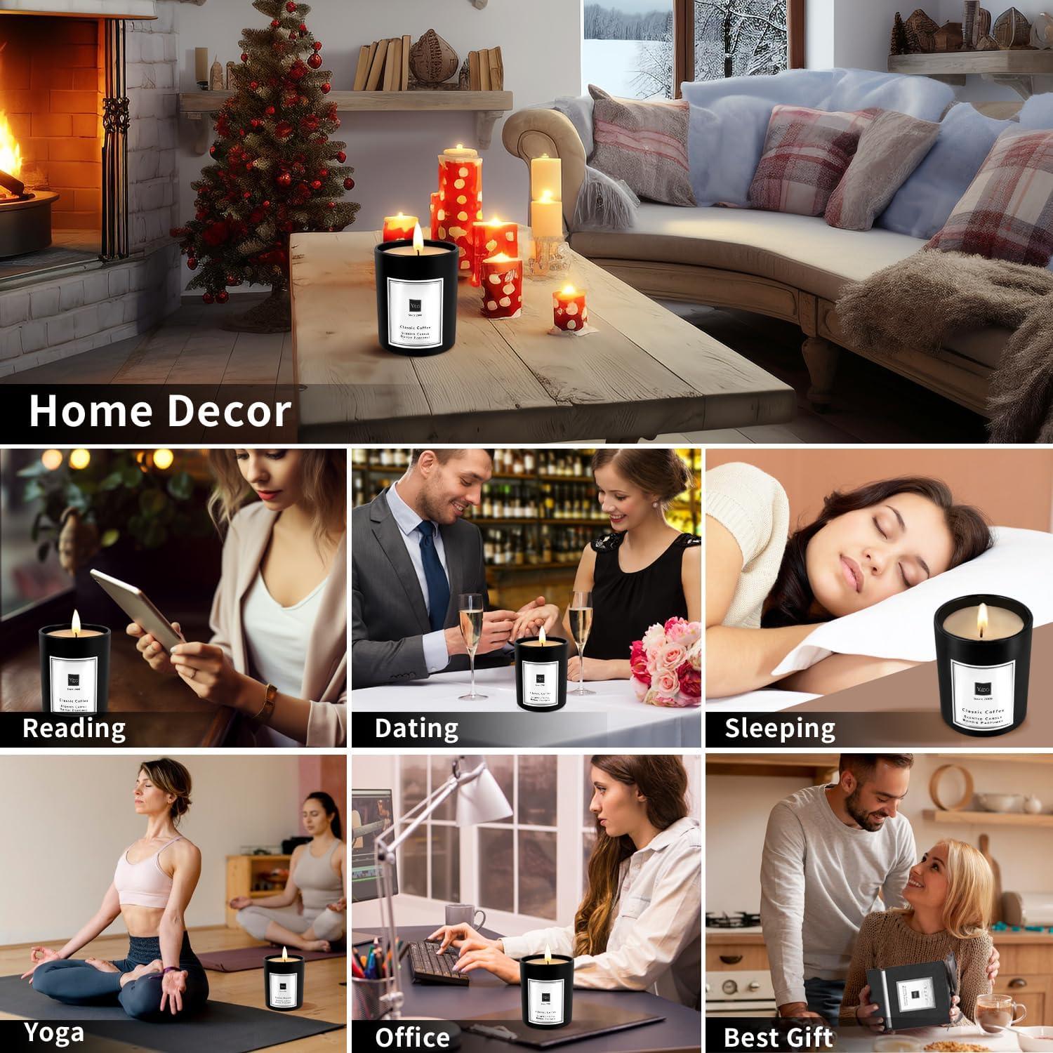 Vela Aromática de Cera de Soya Yzoo 396g - Café Clásico