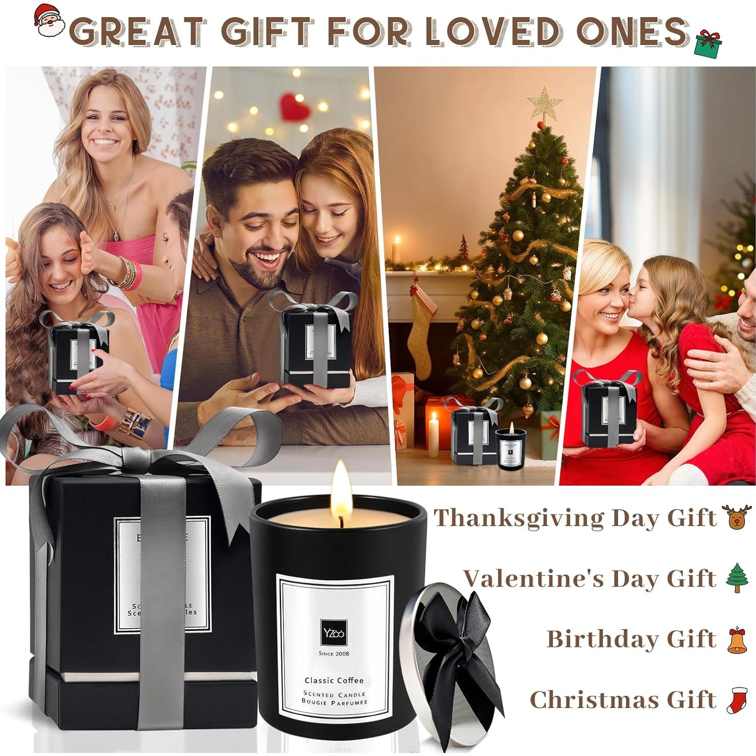 Vela Aromática de Cera de Soya Yzoo 396g - Café Clásico