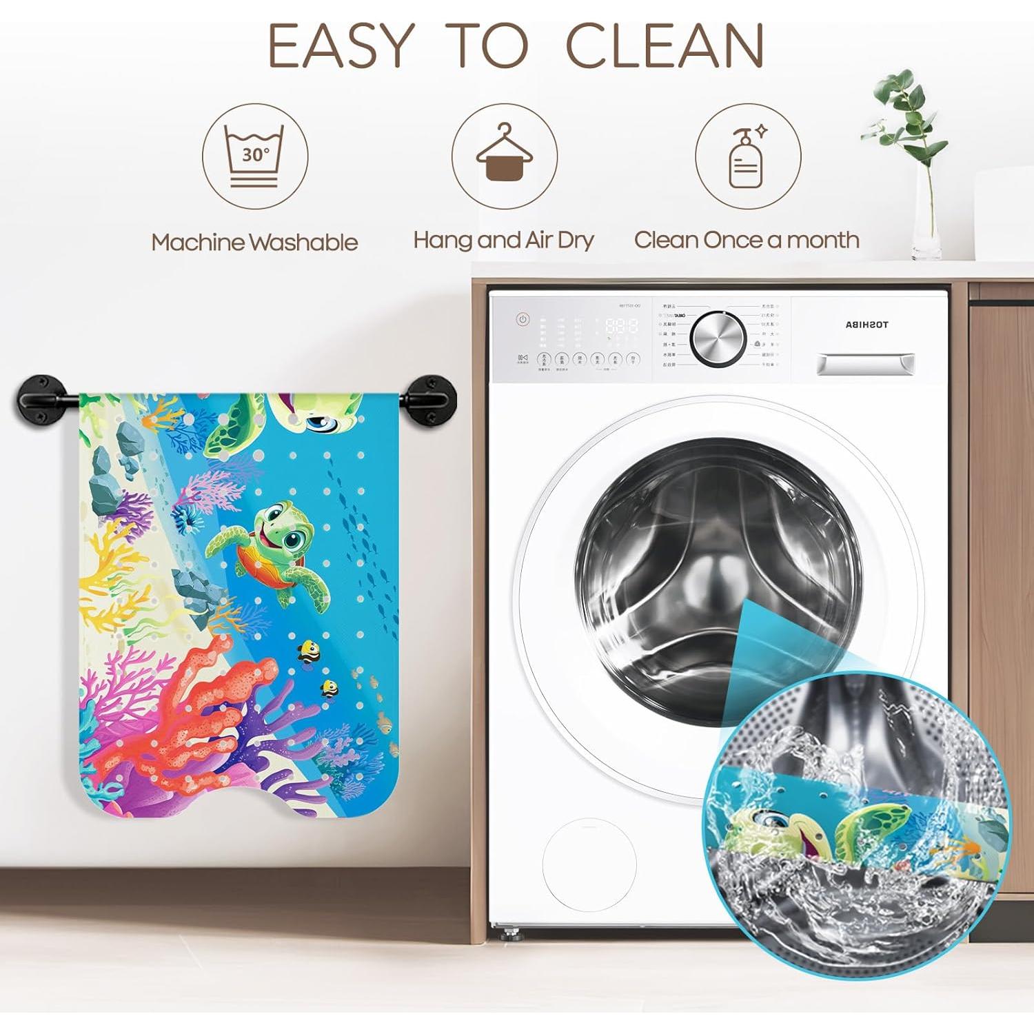 Alfombrilla de Baño Antideslizante SHUCHING Tortuga Marina 101.6x40.6cm