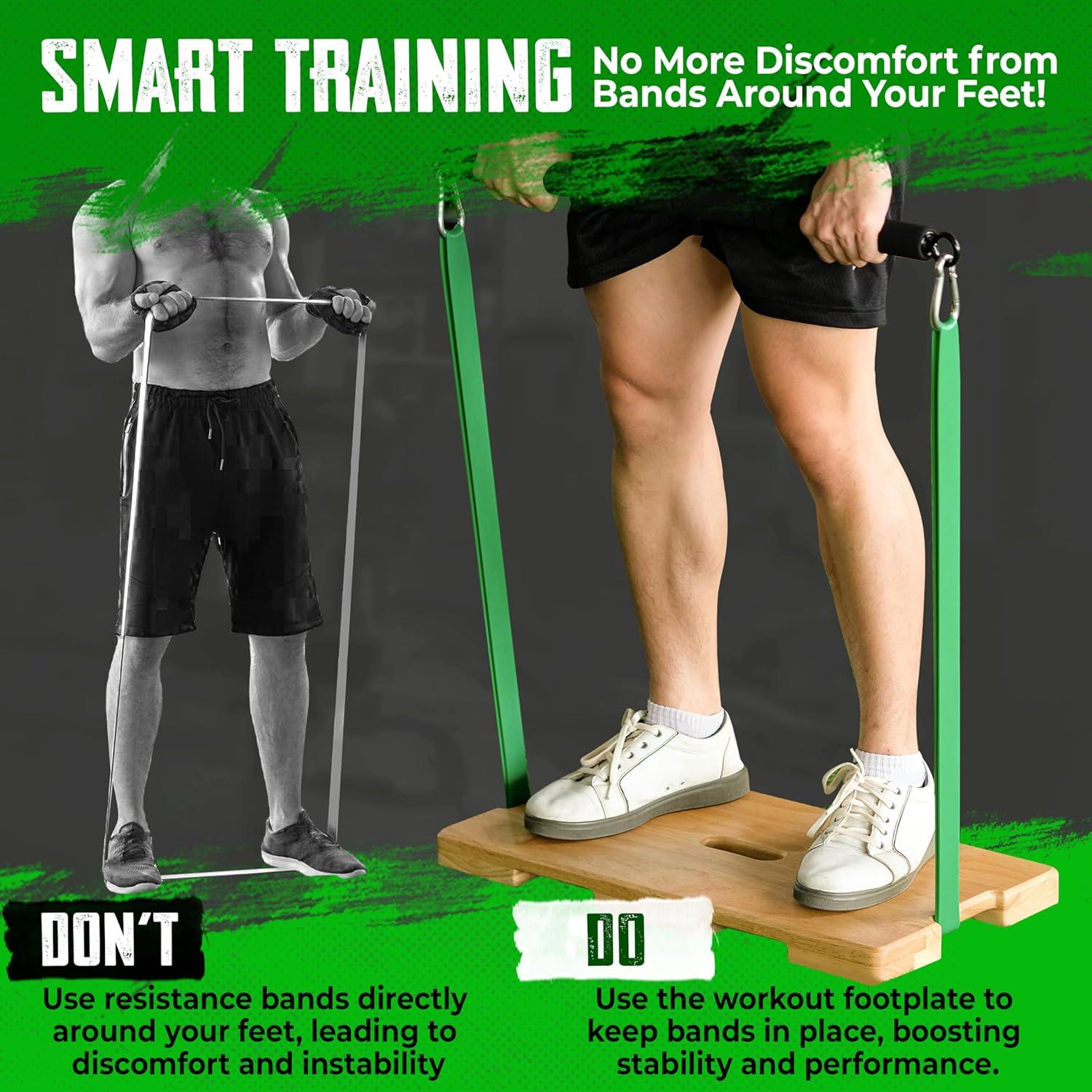 Tabla de Ejercicio de Madera SIEUSALEVN 61x32cm para Bandas