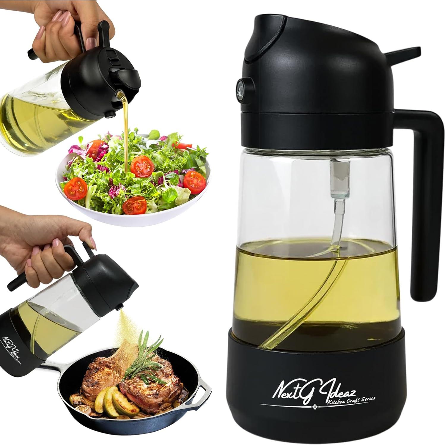 Dispensador de Aceite 2 en 1 NextG Ideaz 470ml Sin Goteo