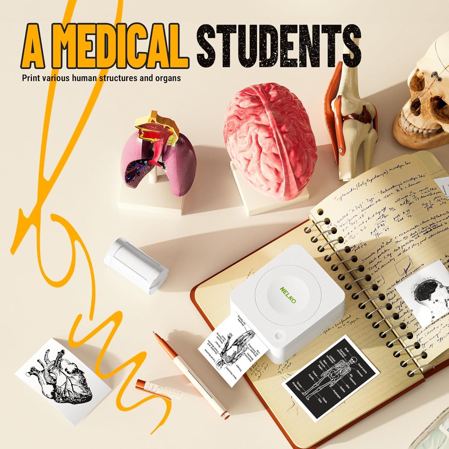 Impresora de Etiquetas Nelko PM230 Mini Bluetooth 54mm