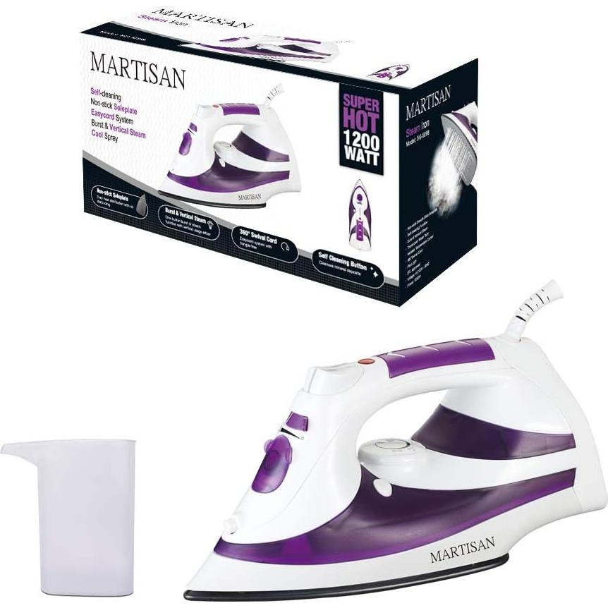 Plancha de Vapor Martisan SG-5003, Multi-Temperatura, 1.16kg