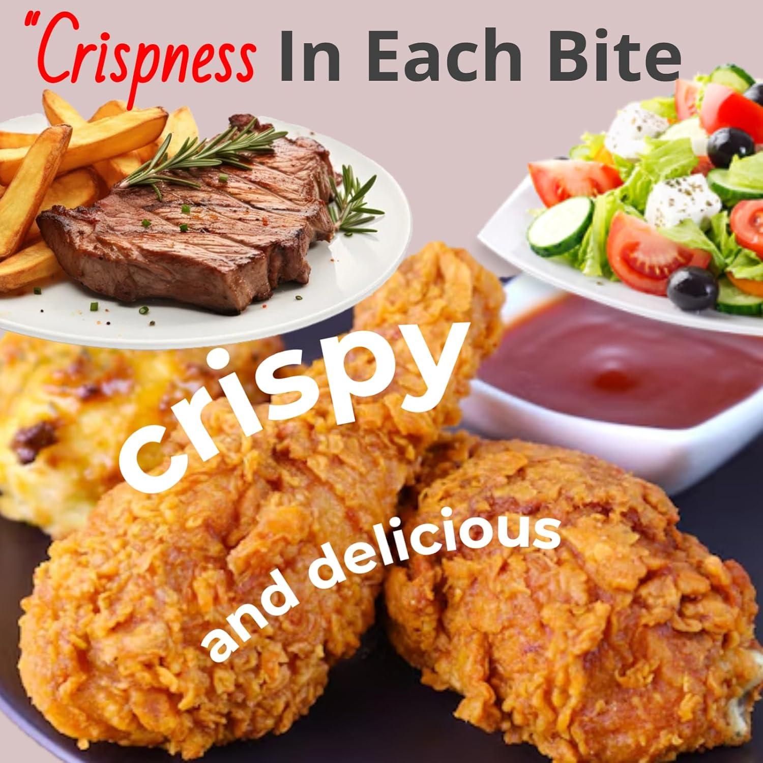 Freidora de Aire NutriChef 2 Cuartos 1000W Antiadherente Negra