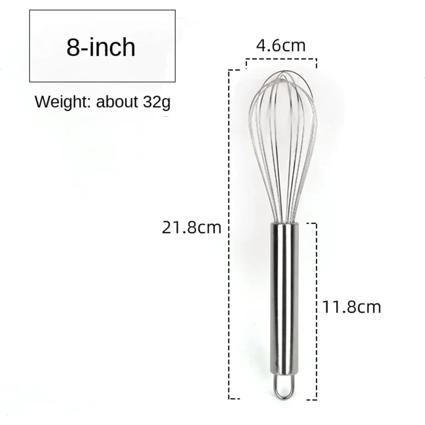 Batidor de Acero Inoxidable 20 cm DANIAO Profesional