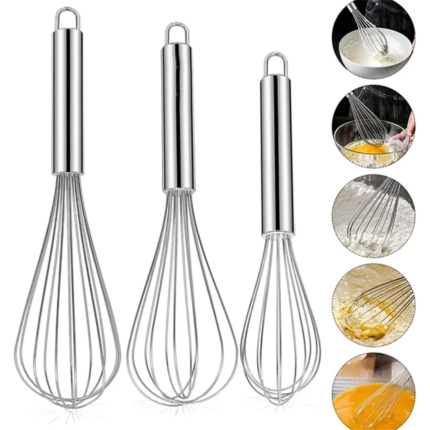 Batidor de Acero Inoxidable 20 cm DANIAO Profesional