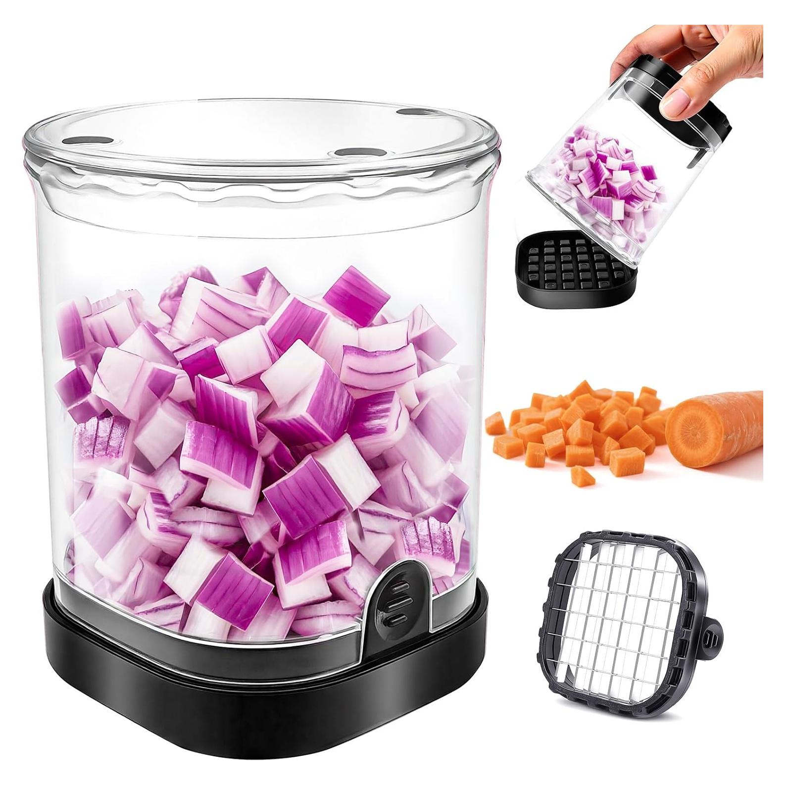 Cortador de Verduras LIVSGNISTA Mini Picador Eficiente Negro