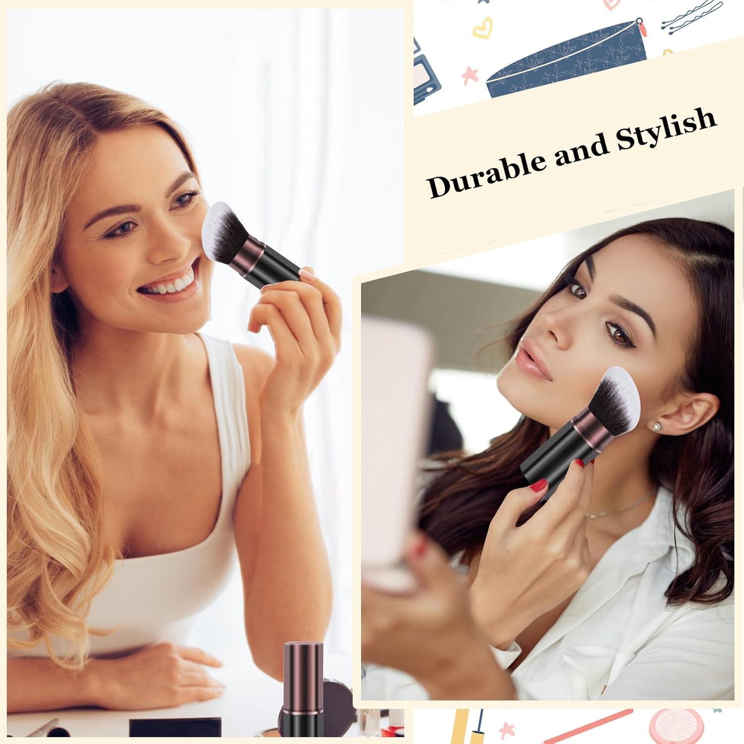 Brocha de Maquillaje Kabuki Retráctil Keriloo - Multiusos