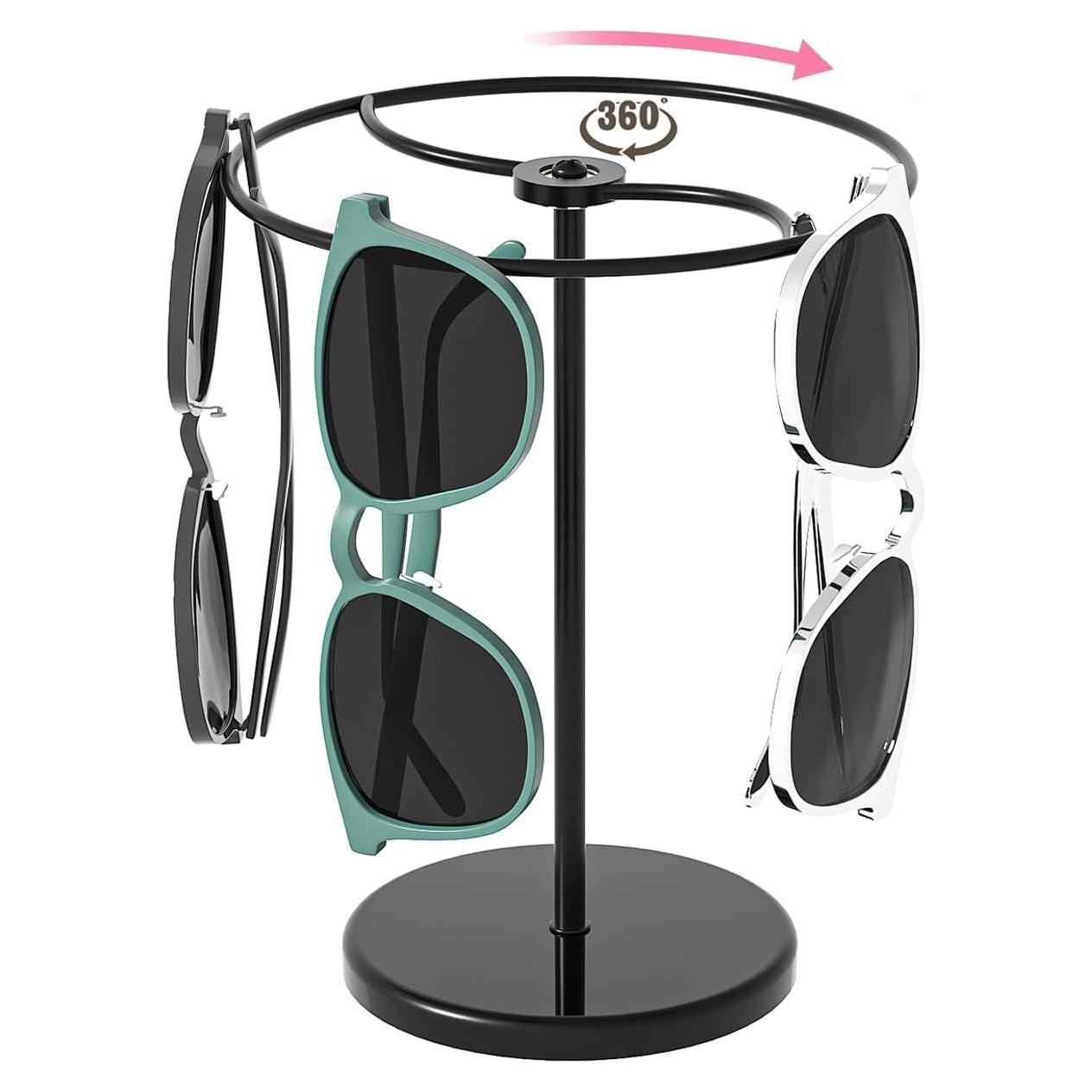 Organizador de Gafas de Sol Rotatorio 360° Coward - Soporte Estable para 12 Gafas