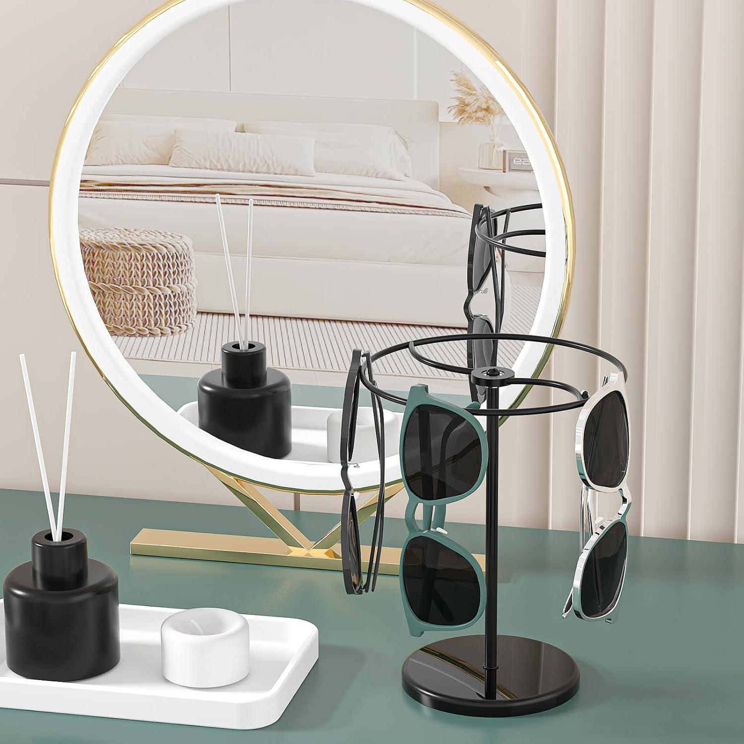 Organizador de Gafas de Sol Rotatorio 360° Coward - Soporte Estable para 12 Gafas