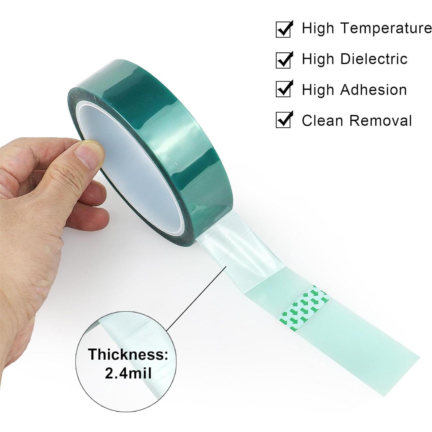 Cinta de Alta Temperatura BOMEI PACK 3 Rollos 25mm x 33m