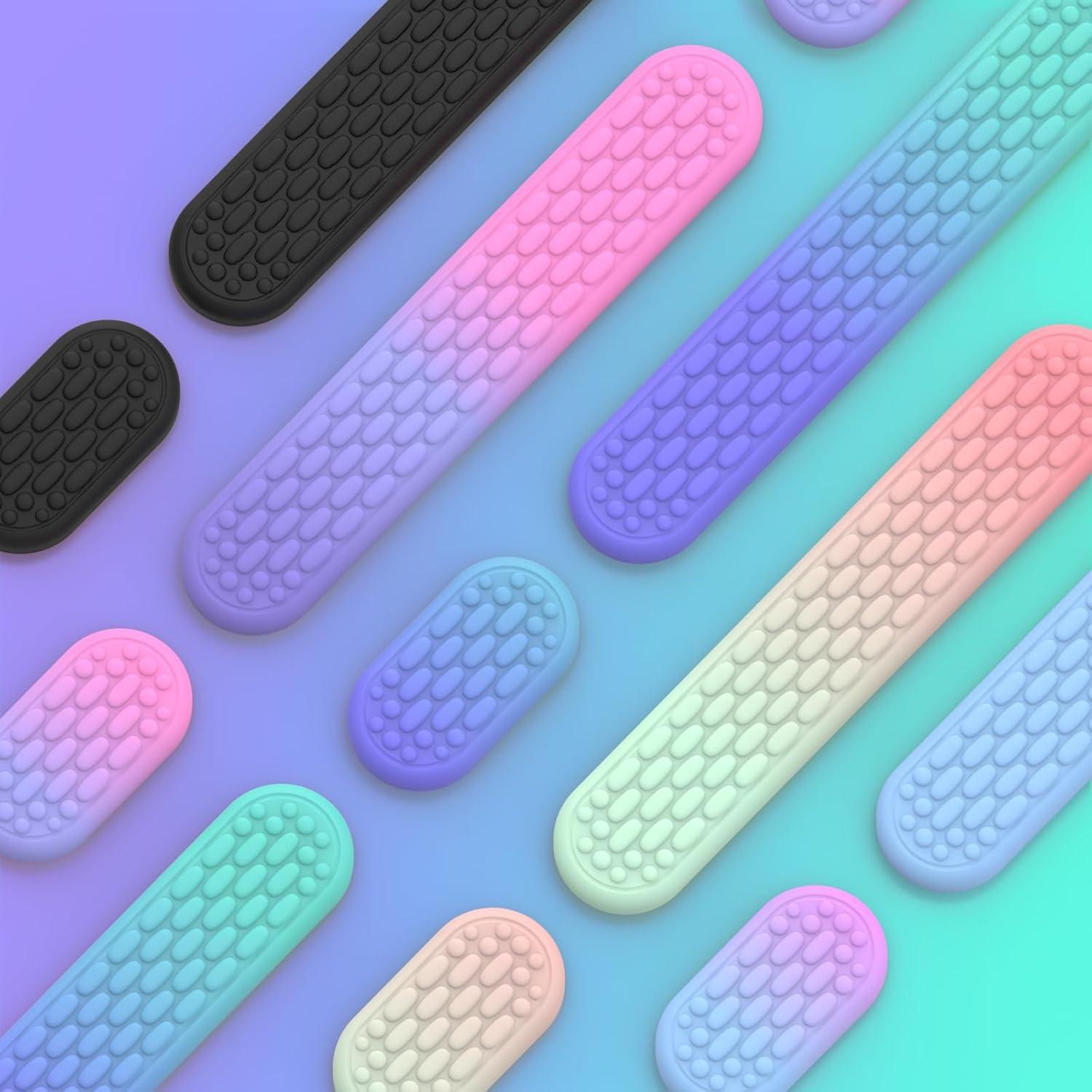 Reposamuñecas Ergonómico MoKo con Espuma Viscoelástica - Gradiente Púrpura Verde