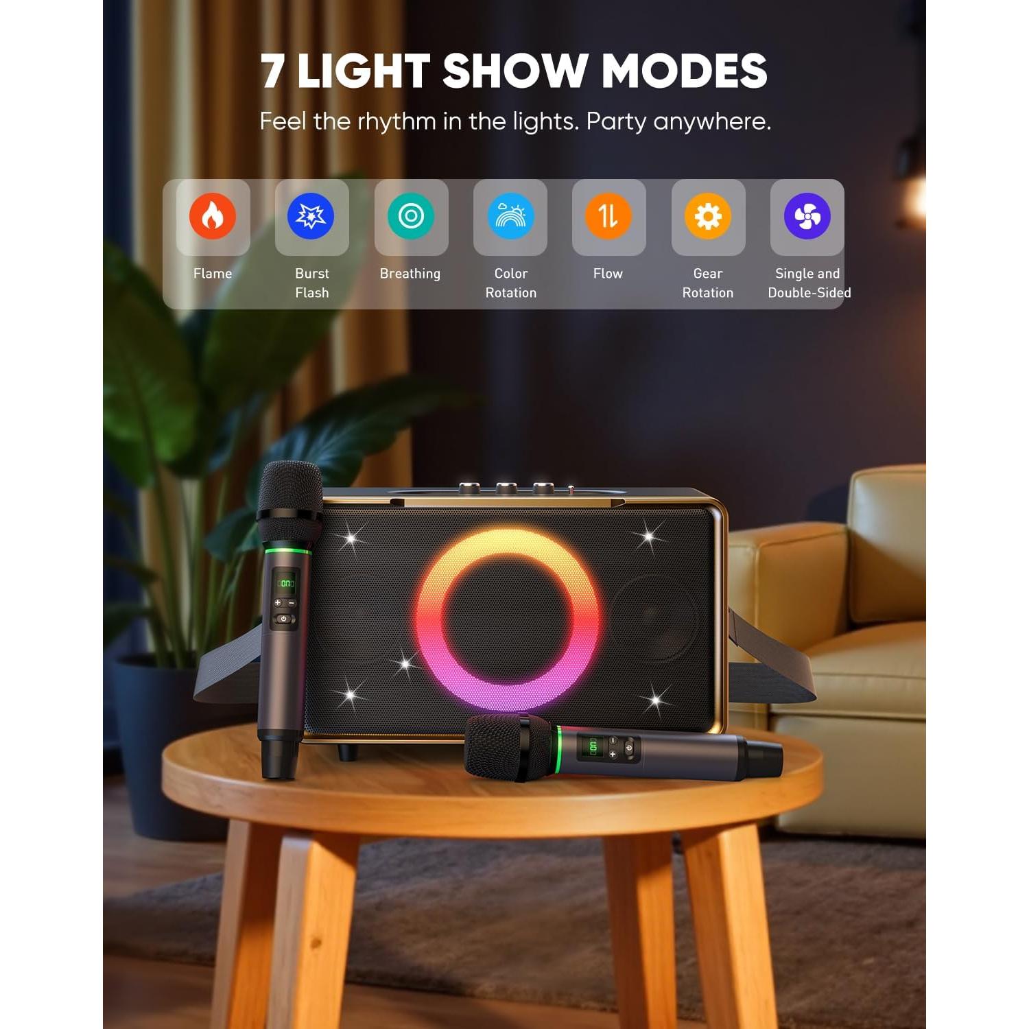 Altavoz Bluetooth GFEEN-01 100W con Subwoofer 5" y Micrófono