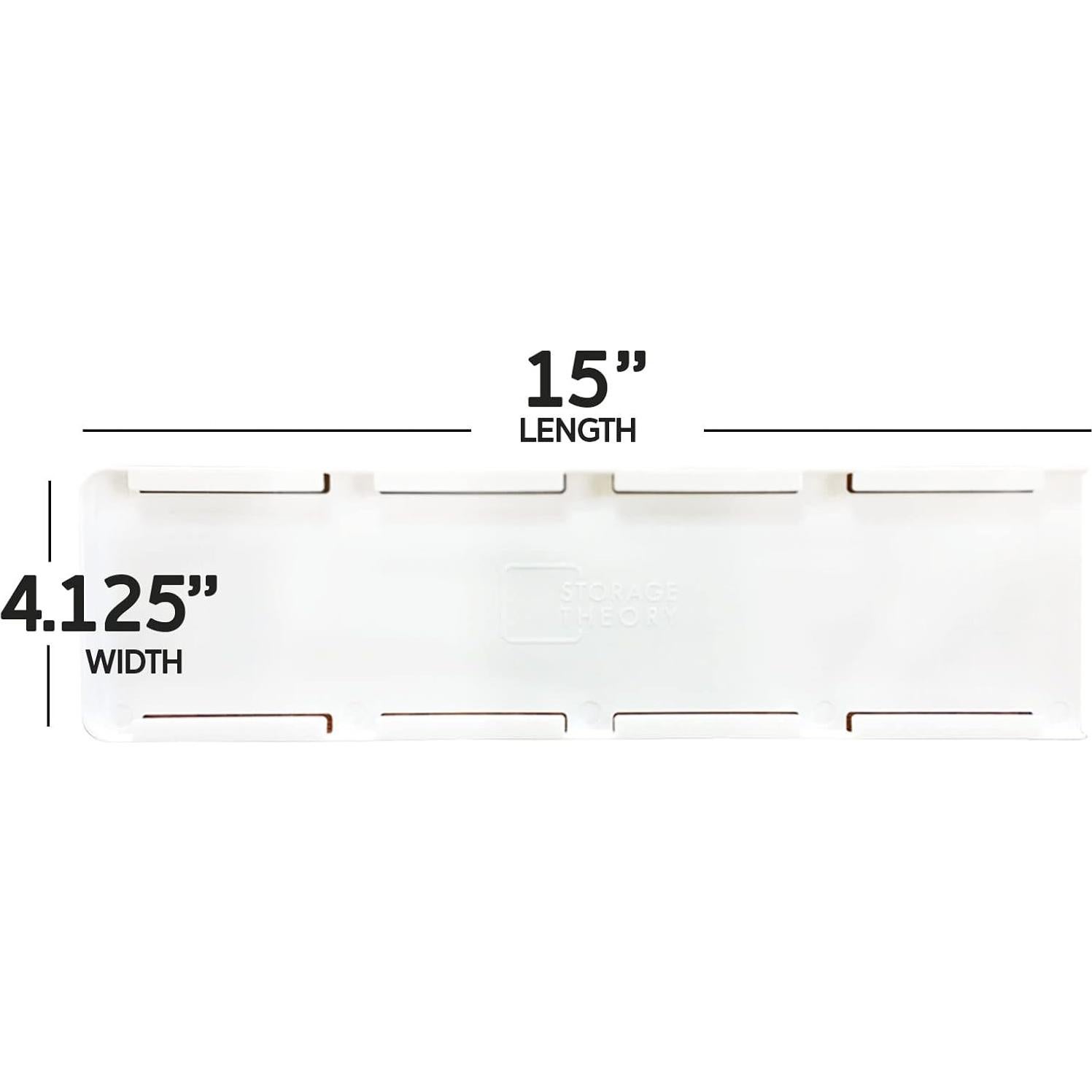 Organizador de Yogur para Nevera Storage Theory - 4 Tazas - Blanco