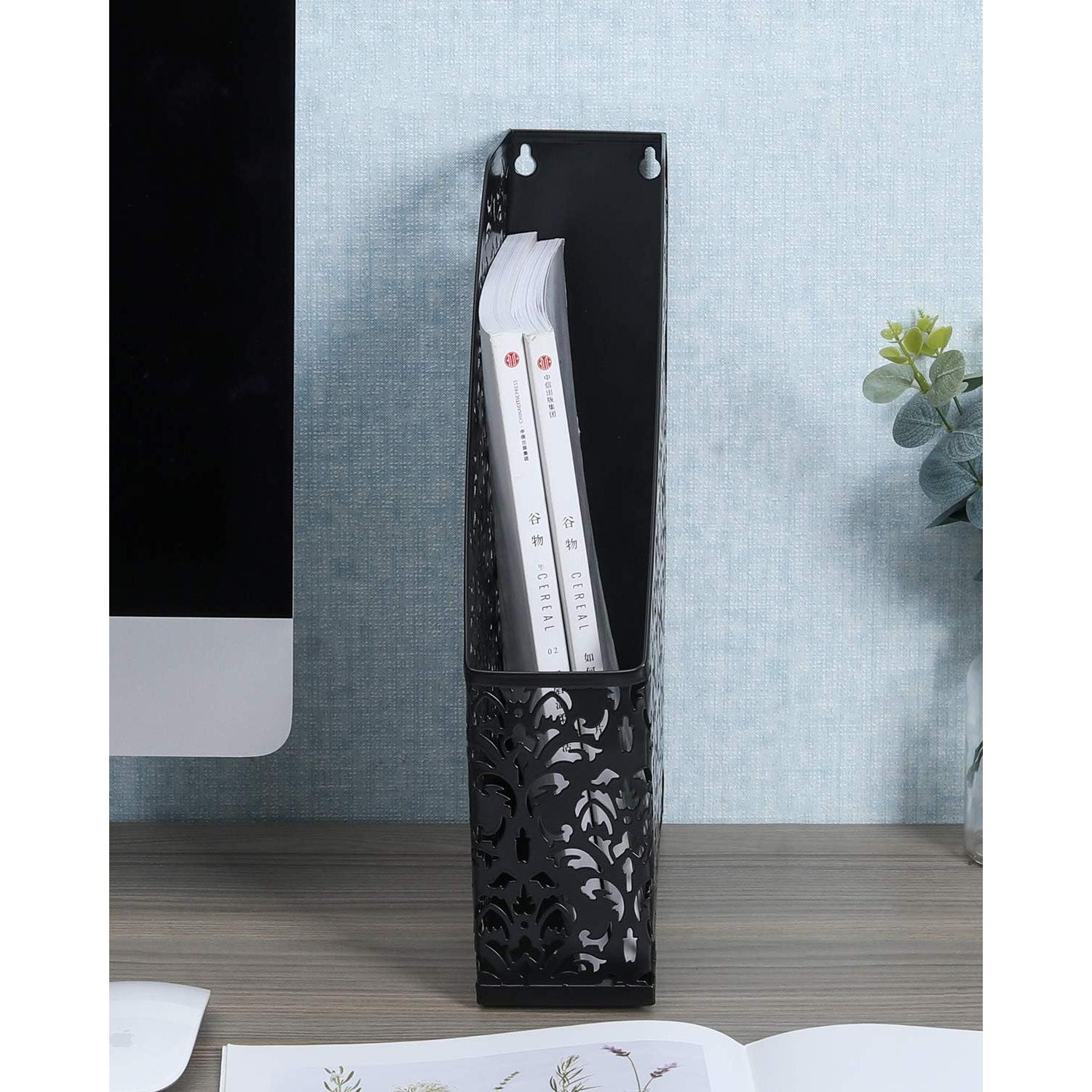 Soporte de Archivo de Metal EasyPAG - Organizador Negro A4