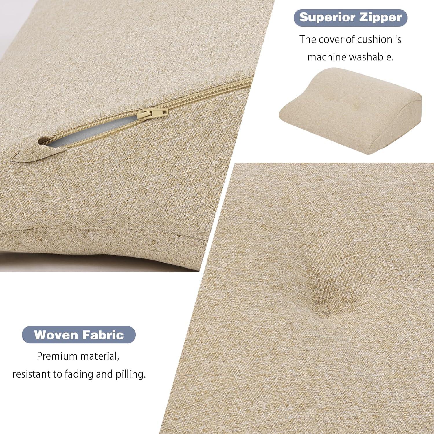 Almohada Lumbar Baibu Ergonomica Espuma Viscoelástica Beige