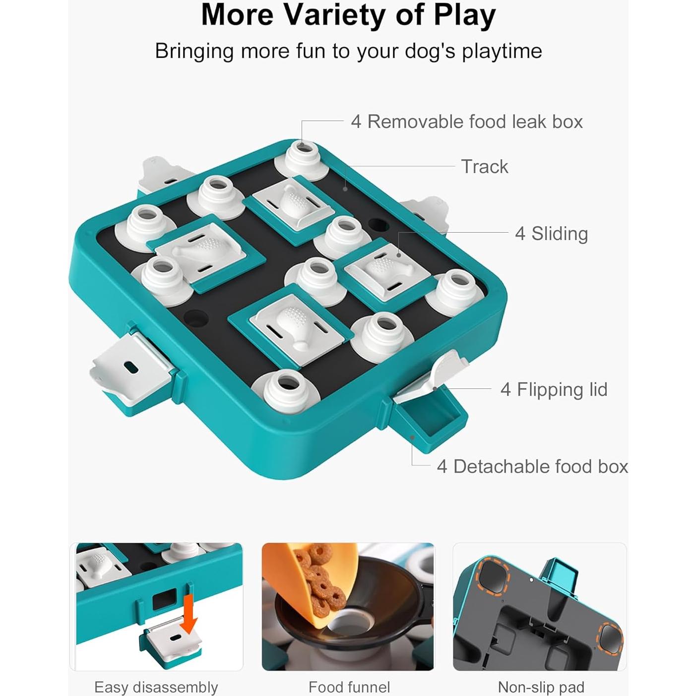 Juguete de Rompecabezas Interactivo para Perros LACCEN 3 en 1