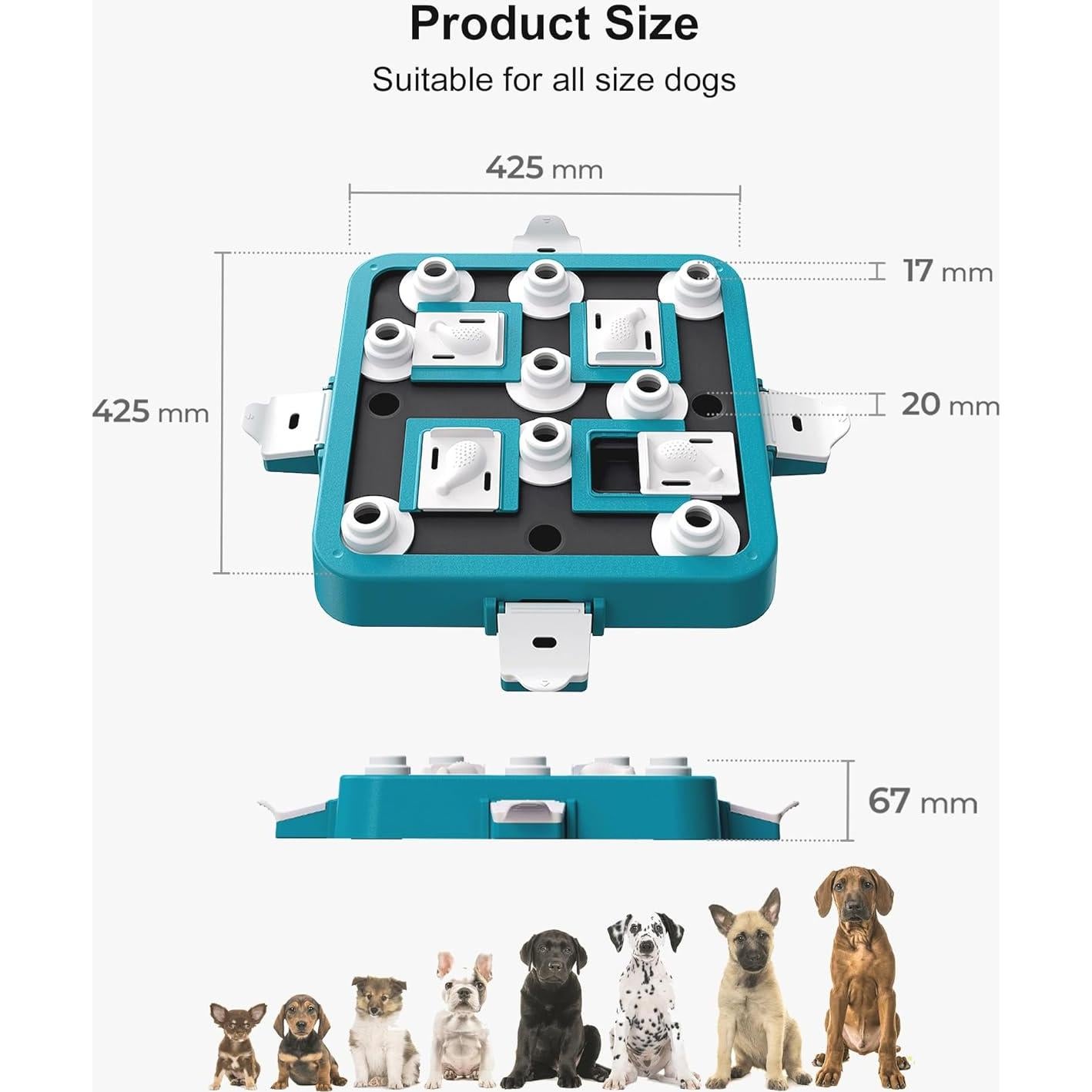 Juguete de Rompecabezas Interactivo para Perros LACCEN 3 en 1