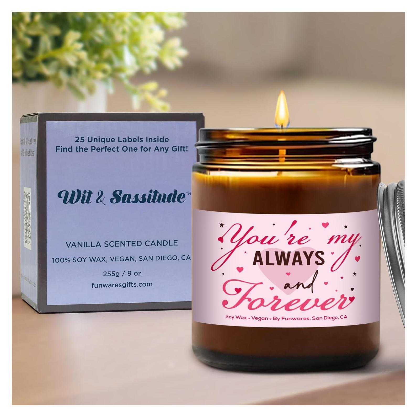 Vela de Soja Aromática Vainilla UT Brands - 50 Horas Quema