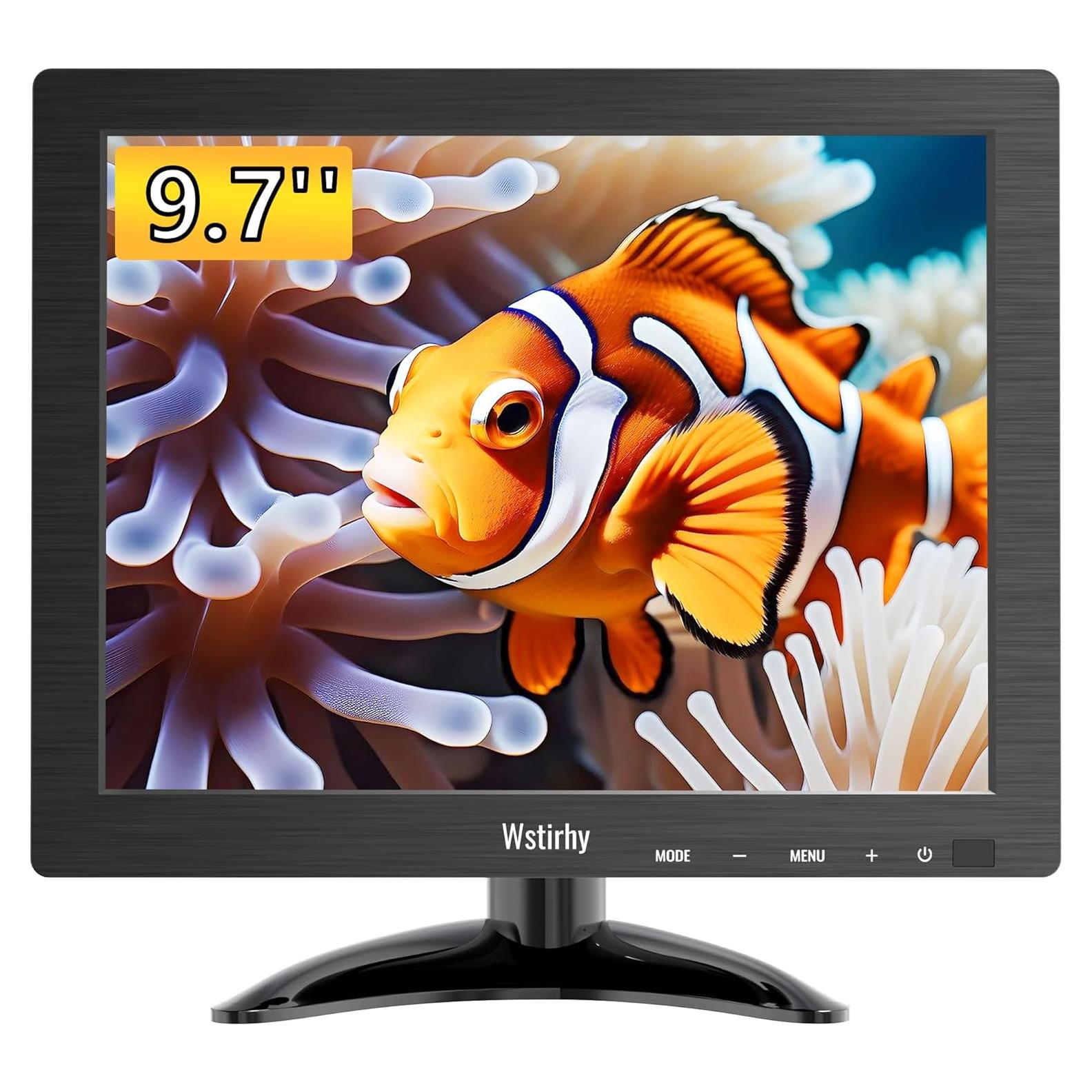 Monitor Portátil Wstirhy 9.7" 1024x768 HDMI VGA USB