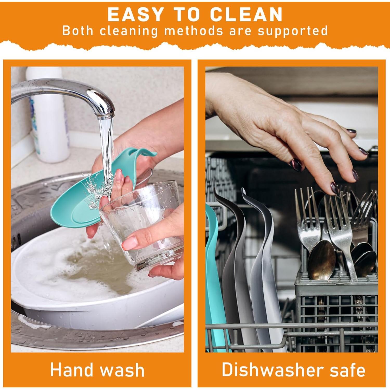 Soporte para Cucharas de Silicona HMDZMR - Paquete de 3, Resistente al Calor