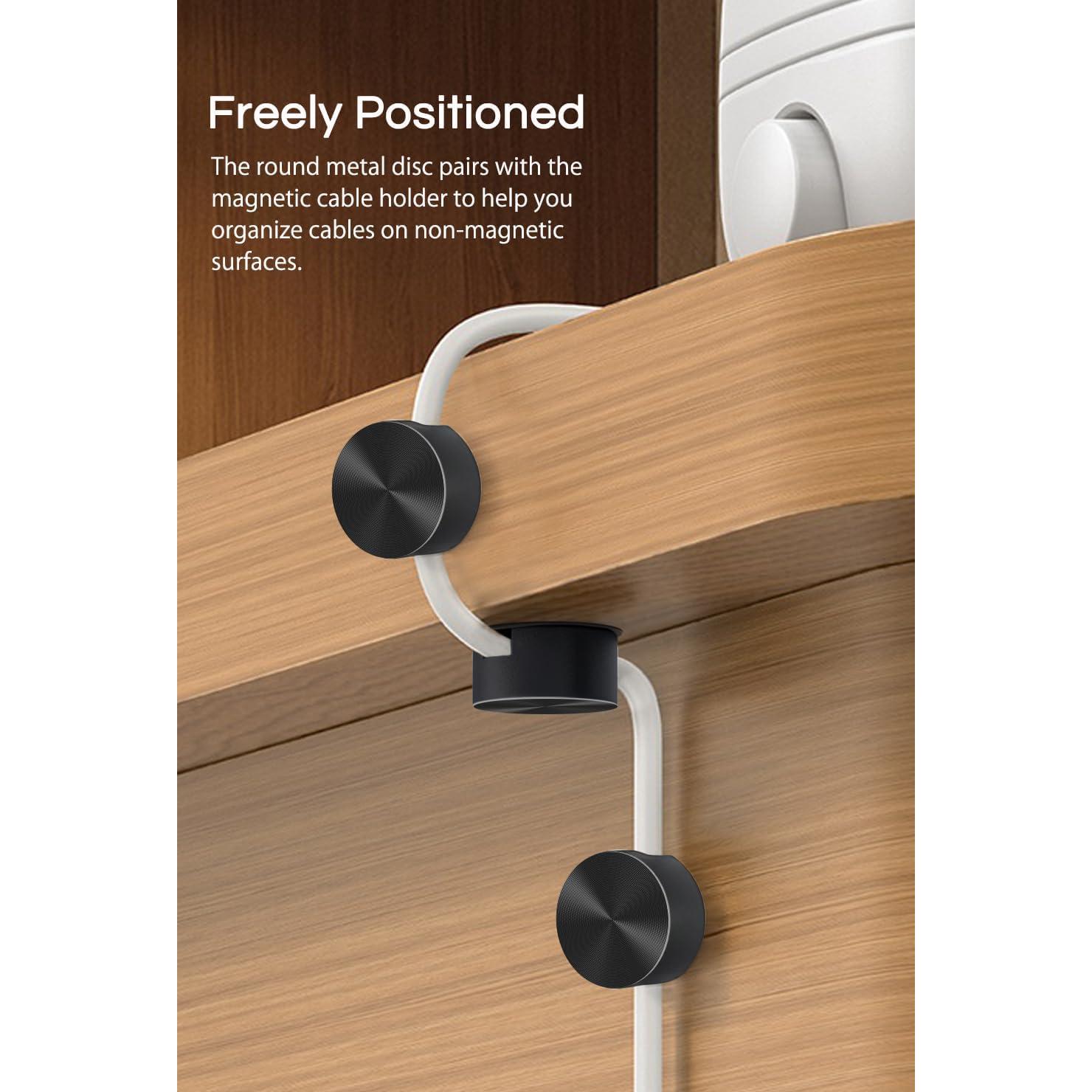 Clips Magnéticos de Silicona Xuuza 5 Piezas Soporte de Cables