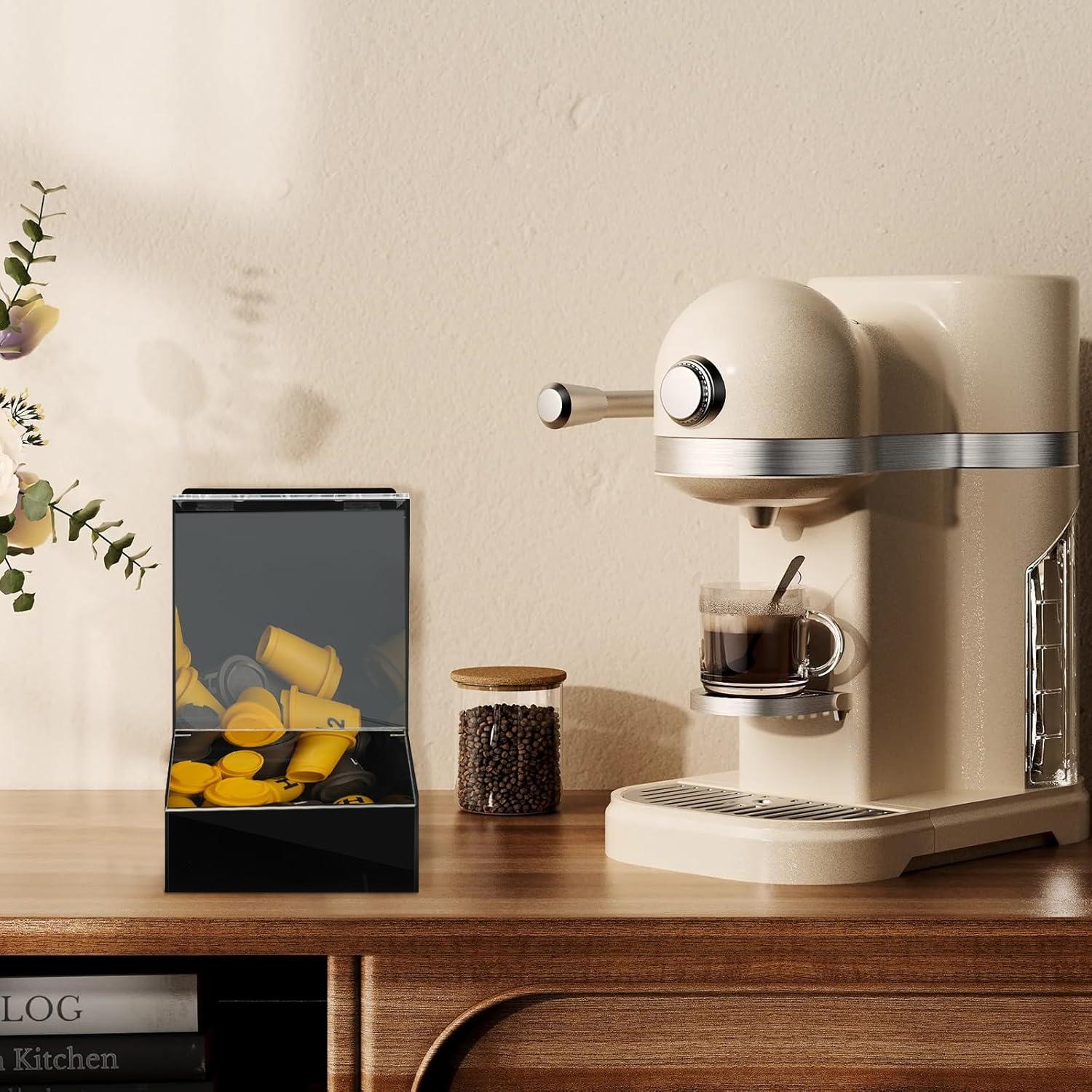 Dispensador de Caramelos DUNTON Acrílico Negro 26.5x20.1 cm