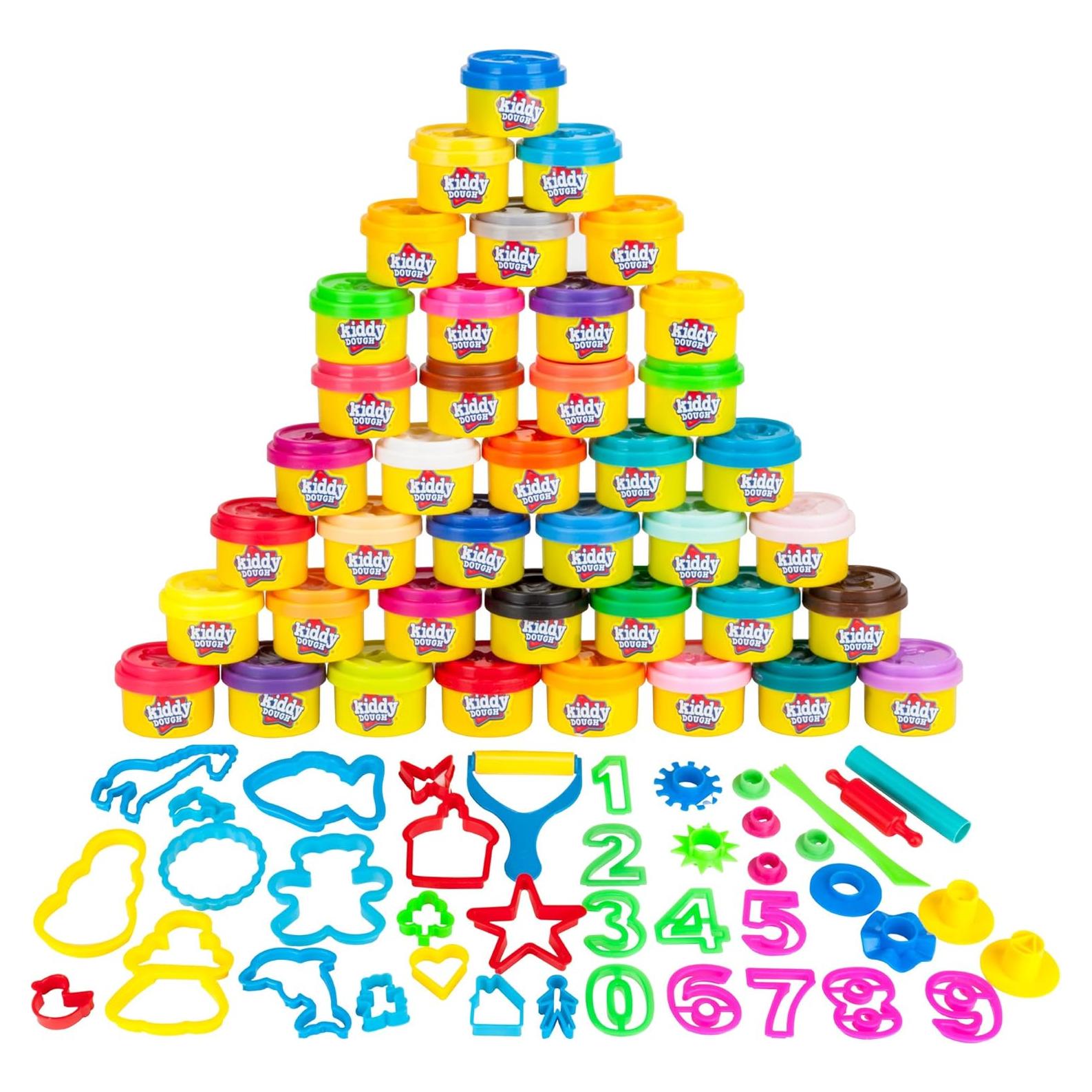 Set de Masa y Arcilla Creative Kids 40 Tarros Multicolor