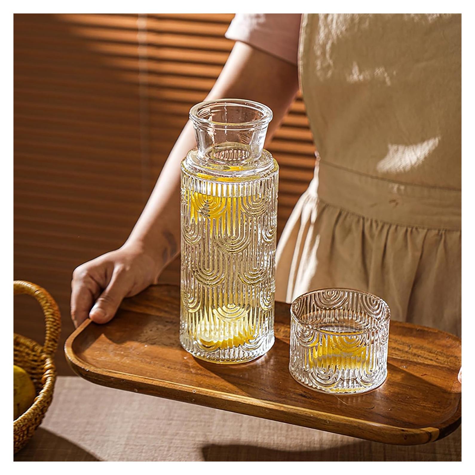 Juego de Jarra de Agua y Vaso de Noche FQDGTFA 640 ml