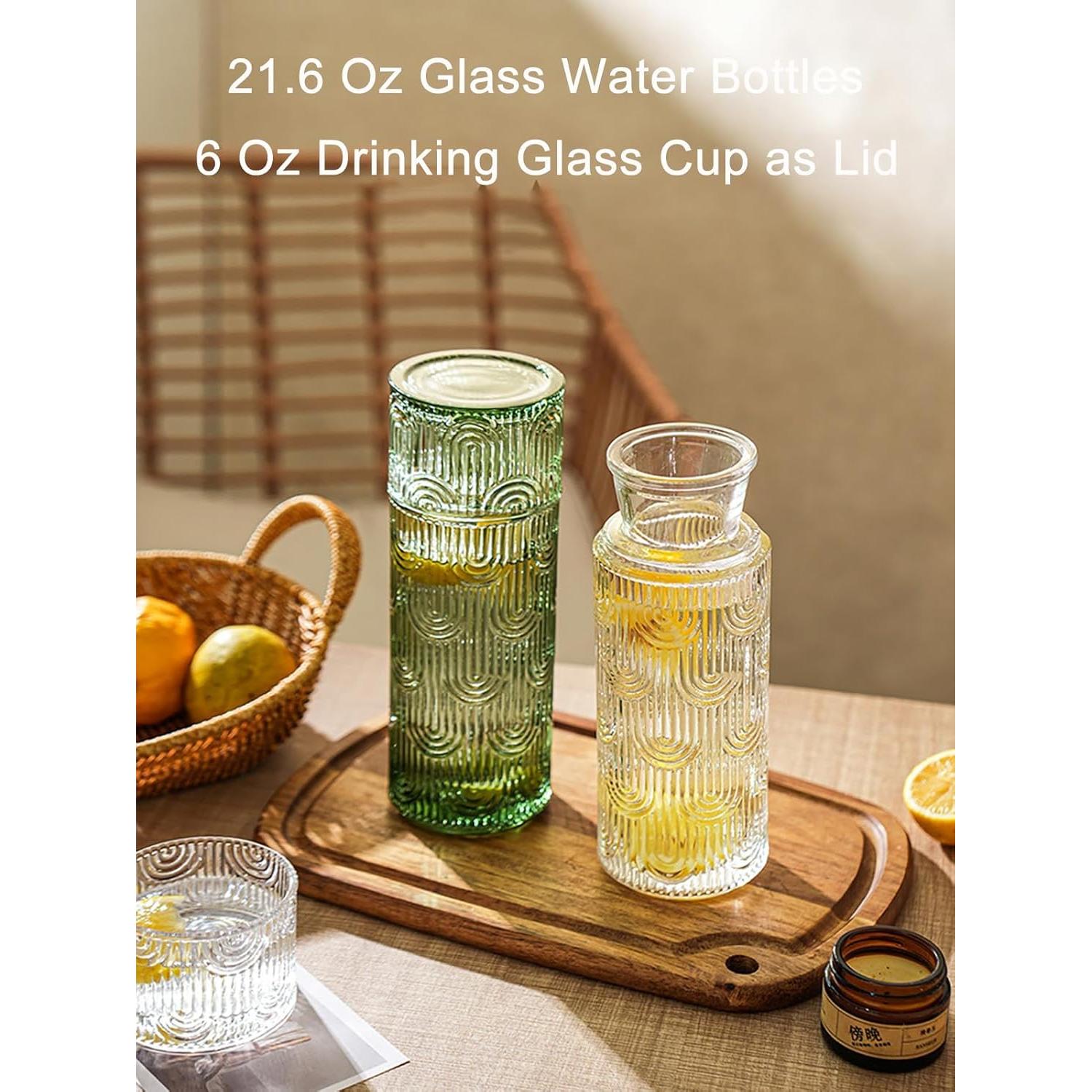 Juego de Jarra de Agua y Vaso de Noche FQDGTFA 640 ml