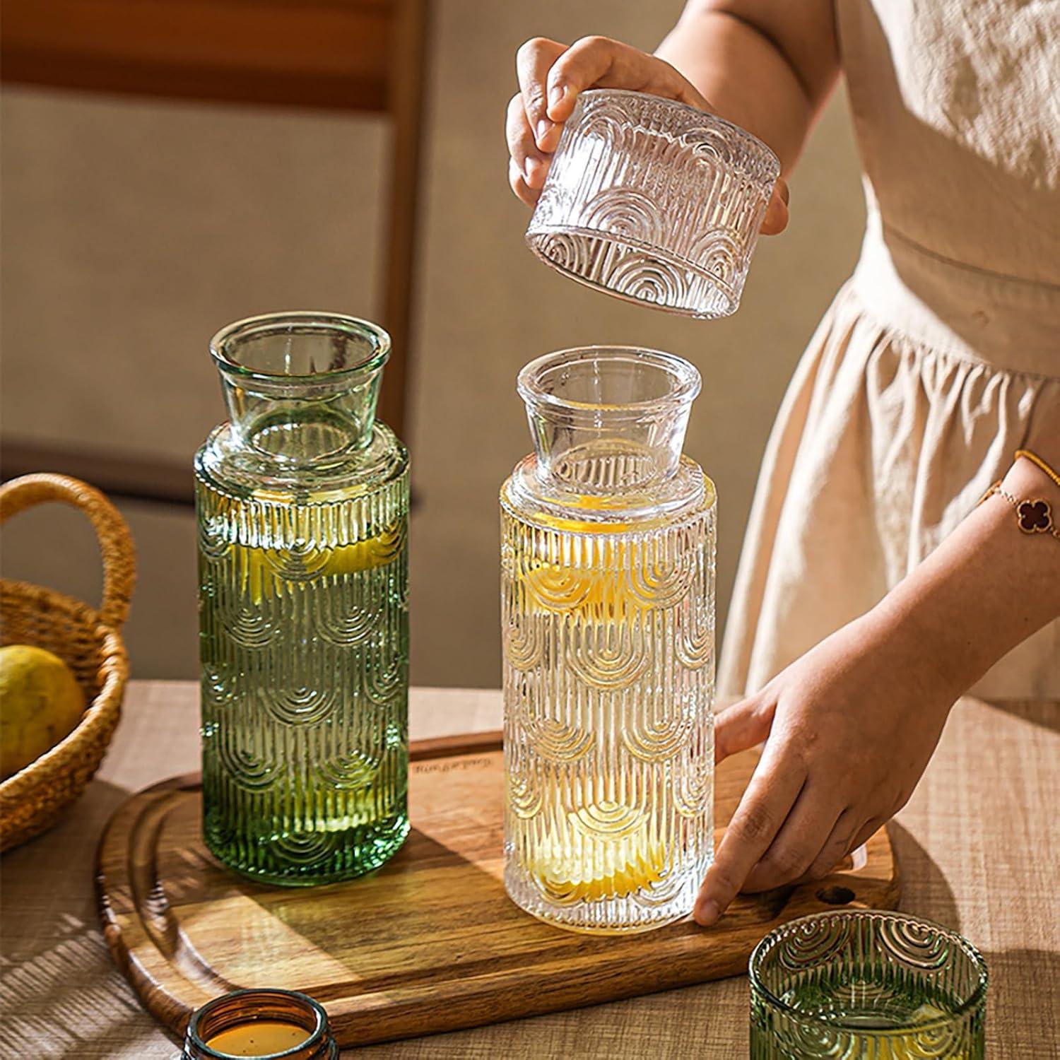 Juego de Jarra de Agua y Vaso de Noche FQDGTFA 640 ml