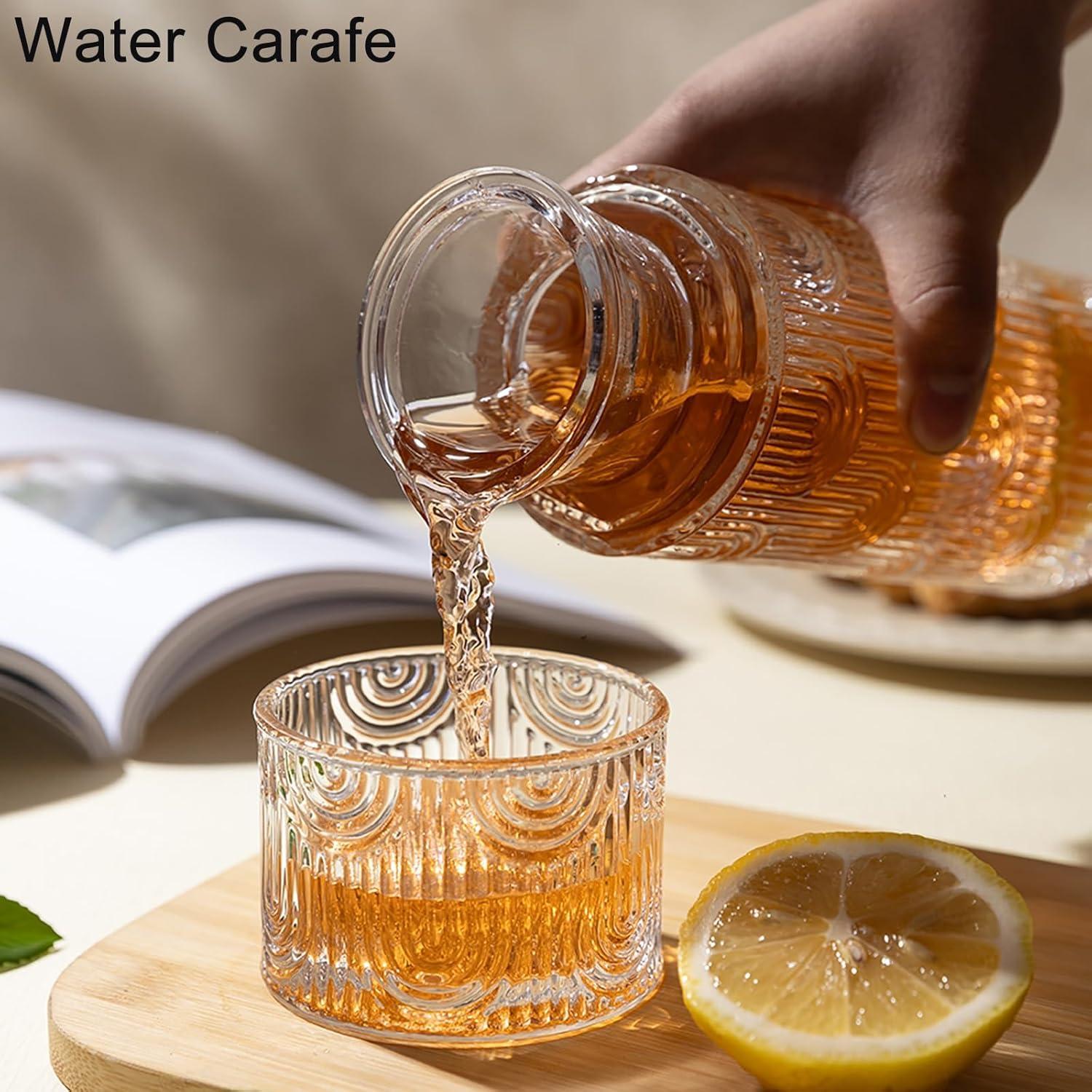 Juego de Jarra de Agua y Vaso de Noche FQDGTFA 640 ml