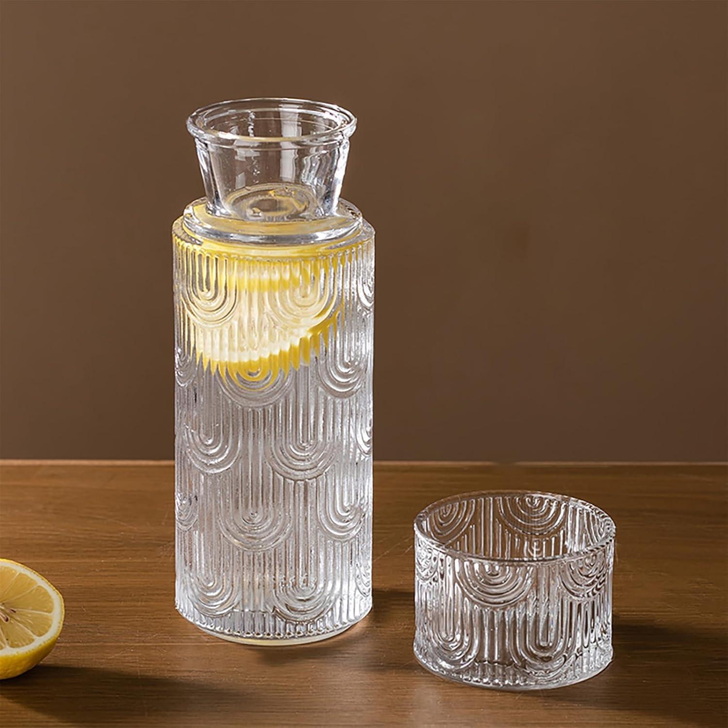 Juego de Jarra de Agua y Vaso de Noche FQDGTFA 640 ml